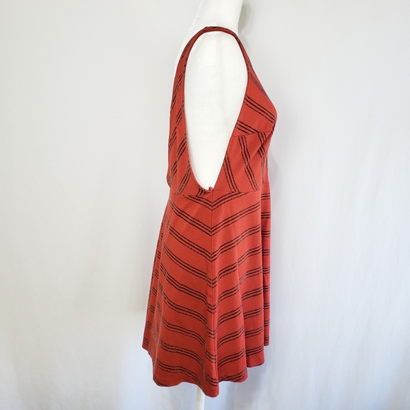 Free People Low back Stripe Dress - Picture 2 of 5